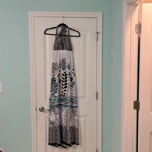 Late 90’s/early 2000’s halter dress with bra pads